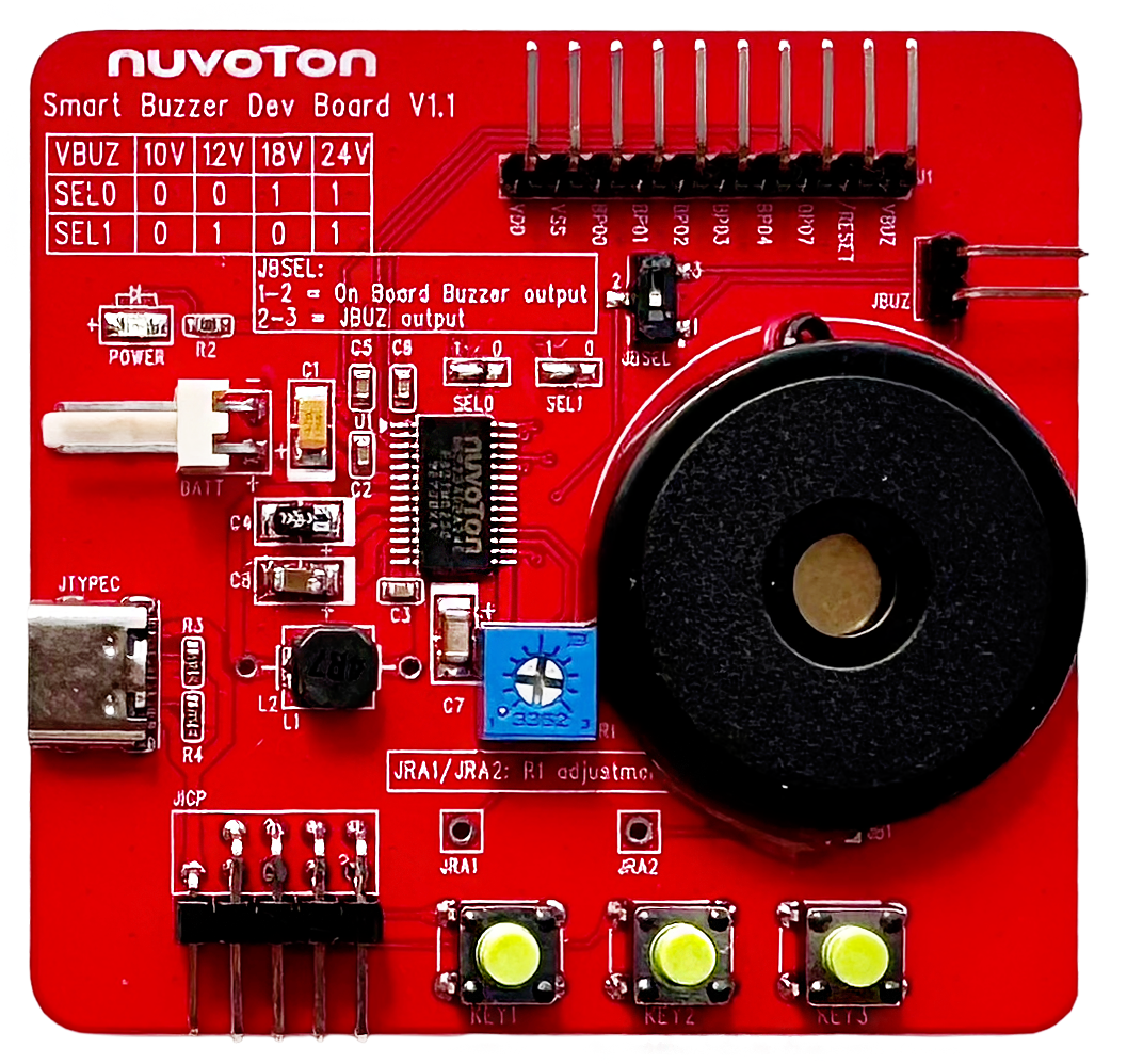 Smart Buzzer Dev Board_V1.1(F)
