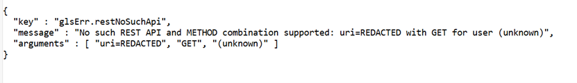 Error message 