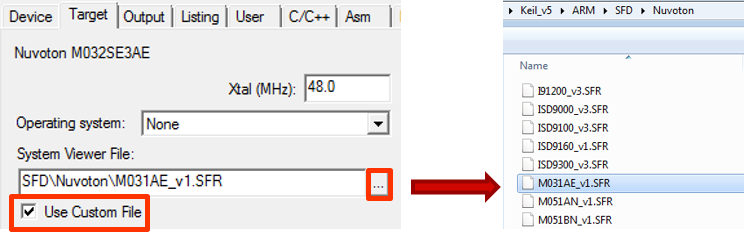 check SFR file